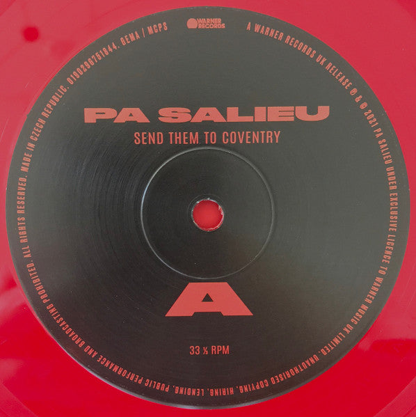 Pa Salieu : Send Them To Coventry (LP, Ltd, Mixtape, Red)