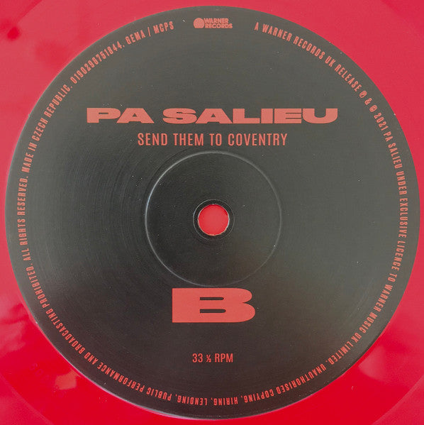 Pa Salieu : Send Them To Coventry (LP, Ltd, Mixtape, Red)
