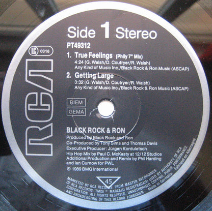 Black Rock & Ron : True Feelings (12")