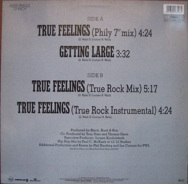 Black Rock & Ron : True Feelings (12")