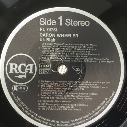 Caron Wheeler : UK Blak (LP, Album)