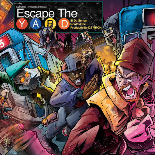 El Da Sensei x Nord1kOne : Escape The Yard (LP, Album, Cle)