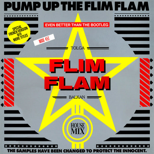 Tolga "Flim Flam" Balkan : Pump Up The Flim Flam (12", Maxi)