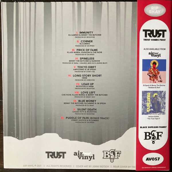 Trust Comes First x Black Soprano Family : Trust The Sopranos (LP, Album, Ltd, Red)