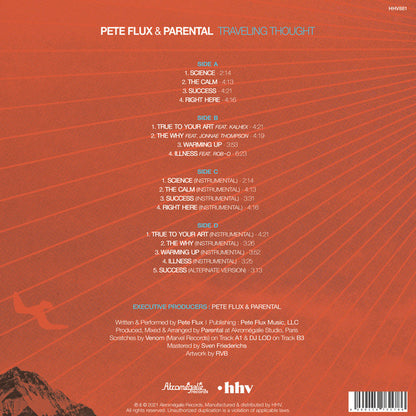 Pete Flux & Parental : Traveling Thought (2x12", EP, Dlx)