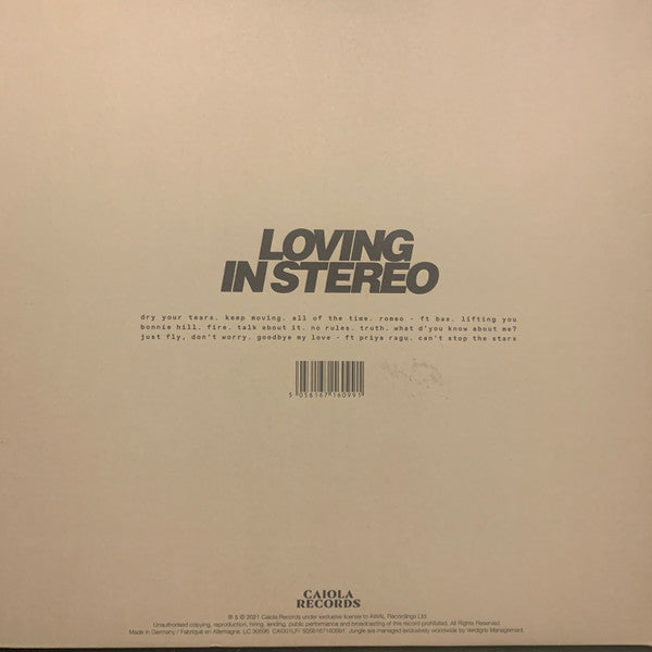Jungle (12) : Loving In Stereo (LP, Album, Gat)