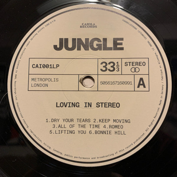 Jungle (12) : Loving In Stereo (LP, Album, Gat)