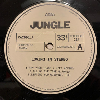 Jungle (12) : Loving In Stereo (LP, Album, Gat)