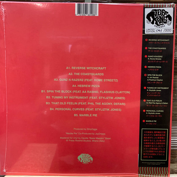 Planet Asia & Dirtydiggs : Block Shaman (LP, Album, Ltd, Num, OBI)