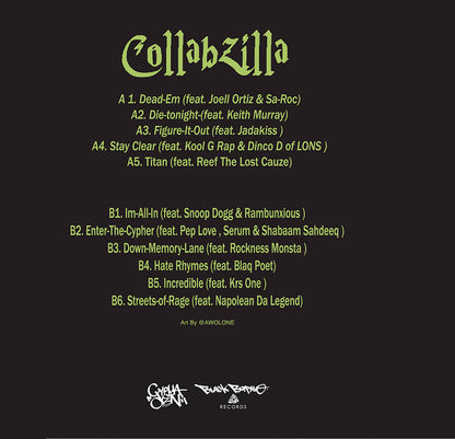 Taiyamo Denku, BoFaatBeatz : Collabzilla (LP, Tra)