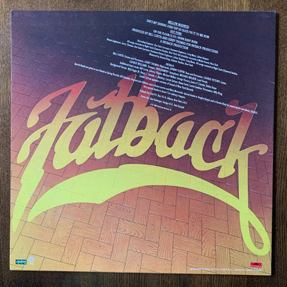 The Fatback Band : On The Floor With Fatback (LP, Album, Promo)