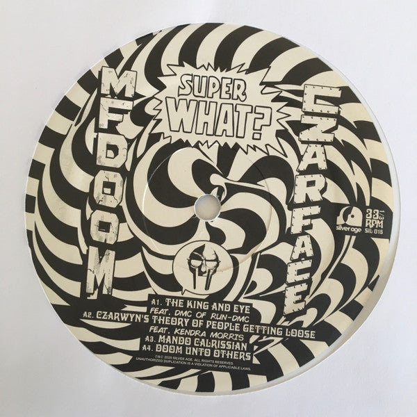 Czarface, MF Doom : Super What? (LP, Album, Whi)