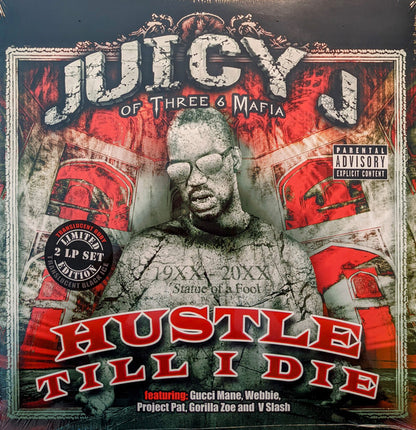 Juicy J of Three 6 Mafia : Hustle Till I Die (2xLP, Album, Tra)