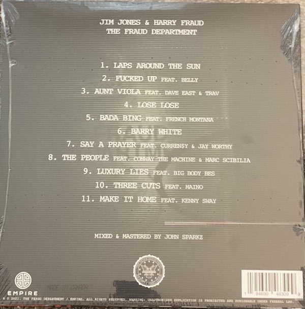 Jim Jones (2) & Harry Fraud : The Fraud Department (LP, Cok)