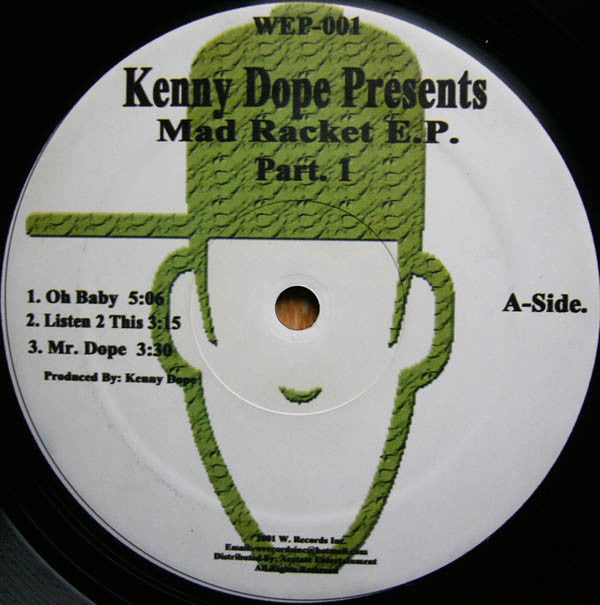 Kenny "Dope" Gonzalez : Mad Racket E.P. Part. 1 (12", EP)