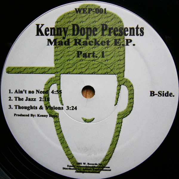 Kenny "Dope" Gonzalez : Mad Racket E.P. Part. 1 (12", EP)