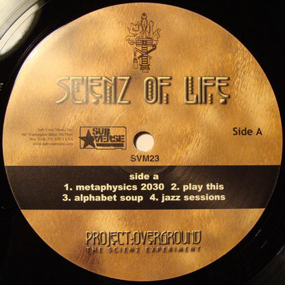 Scienz Of Life : Project Overground: The Scienz Experiment Instrumentals (2xLP, Album)