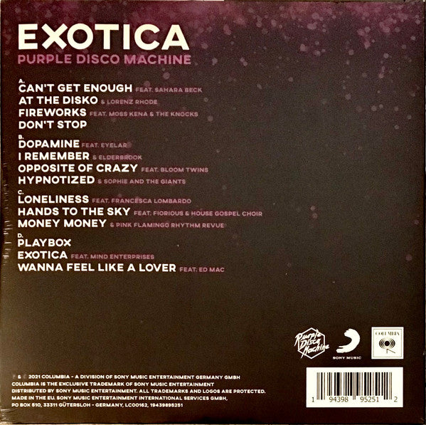Purple Disco Machine : Exotica (2xLP, Album, Gat)