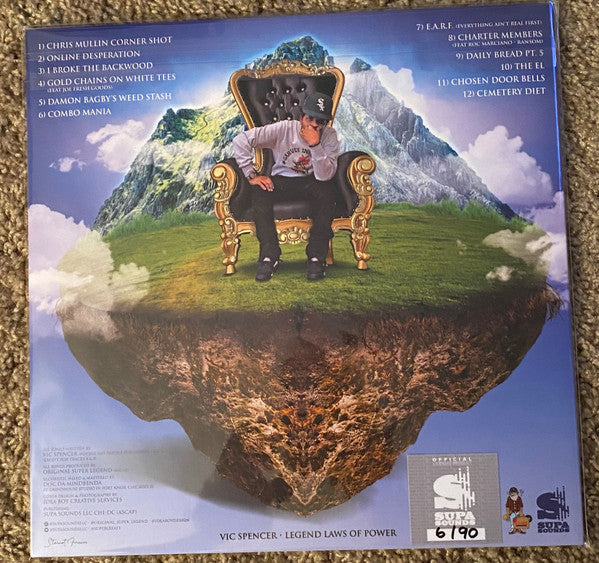 Vic Spencer : Legend Laws Of Power (LP, Ltd, Num, Whi)