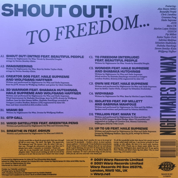 Nightmares On Wax : Shout Out! To Freedom... (2xLP, Album, Blu)
