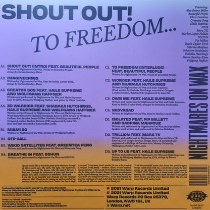 Nightmares On Wax : Shout Out! To Freedom... (2xLP, Album, Blu)