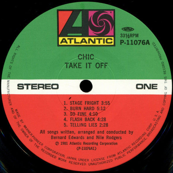 Chic : Take It Off (LP, Album)