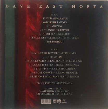 Dave East : Hoffa (LP, Ltd, Red)