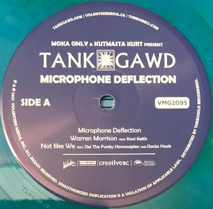 Moka Only & Kut Masta Kurt Present Tank Gawd : Microphone Deflection (LP, Album, Ltd, Gre)
