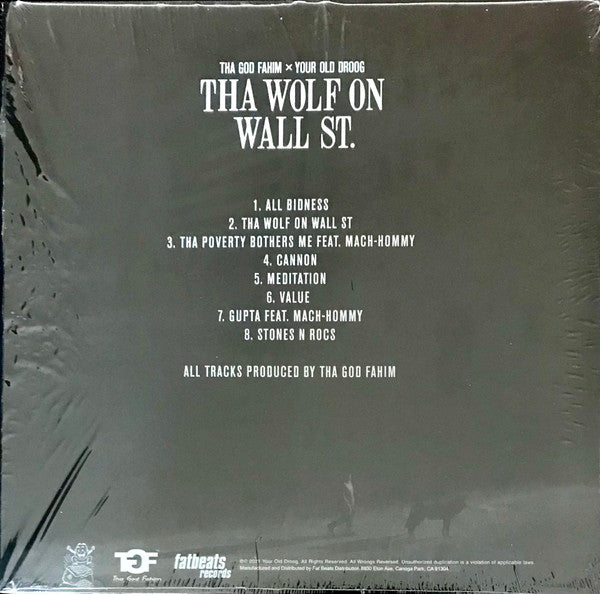 Thagodfahim x Your Old Droog : Tha Wolf On Wall St. (LP, Album, Ltd, Gre)