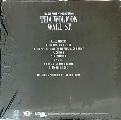 Thagodfahim x Your Old Droog : Tha Wolf On Wall St. (LP, Album, Ltd, Gre)