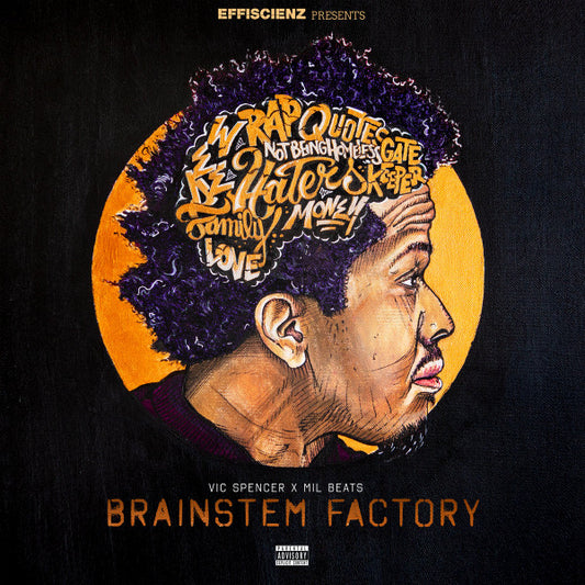 Vic Spencer, Mil Beats : Brainstem Factory (LP, Album, Ltd, Num)