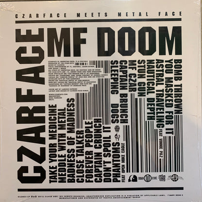 Czarface, MF Doom : Czarface Meets Metal Face (LP, Album, Ltd, RP, Whi)