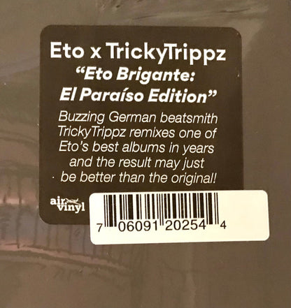 Eto (8) x Tricky Trippz : Eto Brigante: El Paraiso Edition (LP, Album)