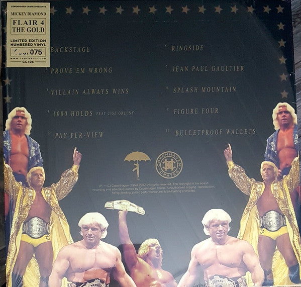 Mickey Diamond : Flair For The Gold (LP, Album, Dlx, Ltd, Num, Gol)