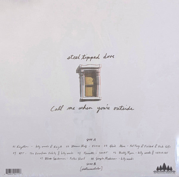Steel Tipped Dove : Call Me When You're Outside (LP, Ltd)