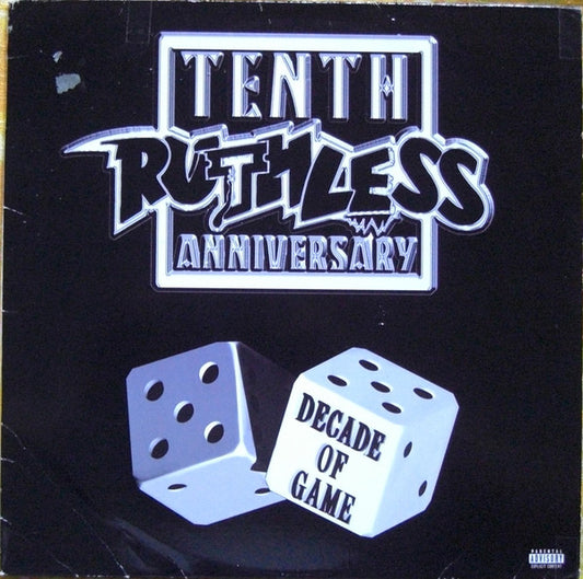 Various : Ruthless Records Tenth Anniversary Compilation - Decade Of Game (2xLP, Comp)