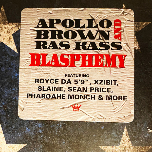 Apollo Brown & Ras Kass : Blasphemy (LP, Album, Ltd, RP, Ame)