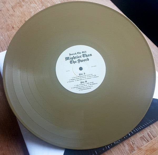 Josiah The Gift : Mightier Than The Sword (2xLP, Album, Ltd, Num, Gol)