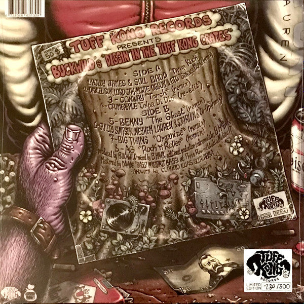 Buckwild : Diggin' In The Tuff Kong Crates (LP, Ltd, Num, Red)