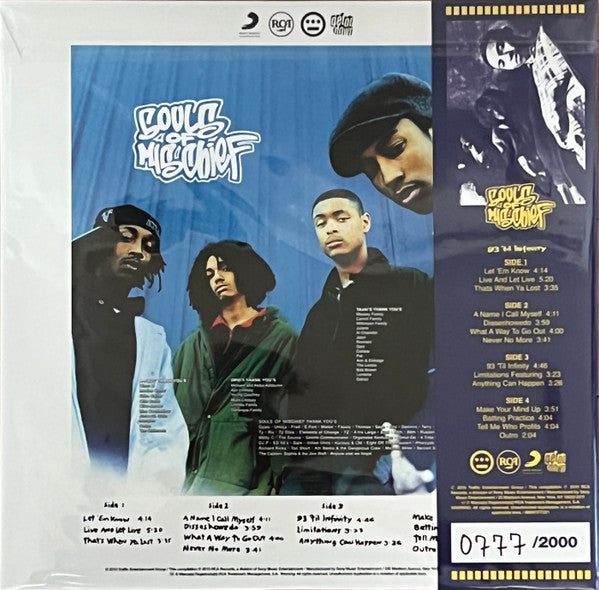 Souls Of Mischief : 93 ‘Til Infinity (2xLP, Album, Ltd, Num, RE, Blu)