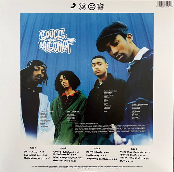 Souls Of Mischief : 93 ‘Til Infinity (2xLP, Album, Ltd, Num, RE, Blu)