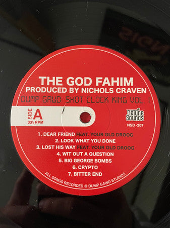 ThaGodFahim, Nicholas Craven : Dump Gawd: Shot Clock King Volume 1 & 2 (LP, Comp)