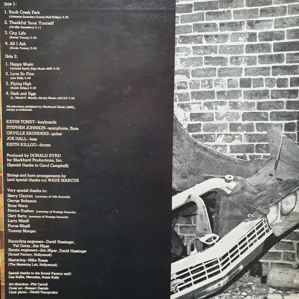 The Blackbyrds : City Life (LP, Album, Promo, Gat)