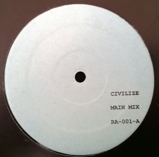 LA The Darkman : Civilize / Young Thugz (12", Unofficial, Blu)