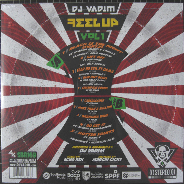 DJ Vadim : Feel Up Vol.1 (LP, Album, Ltd, Tra)