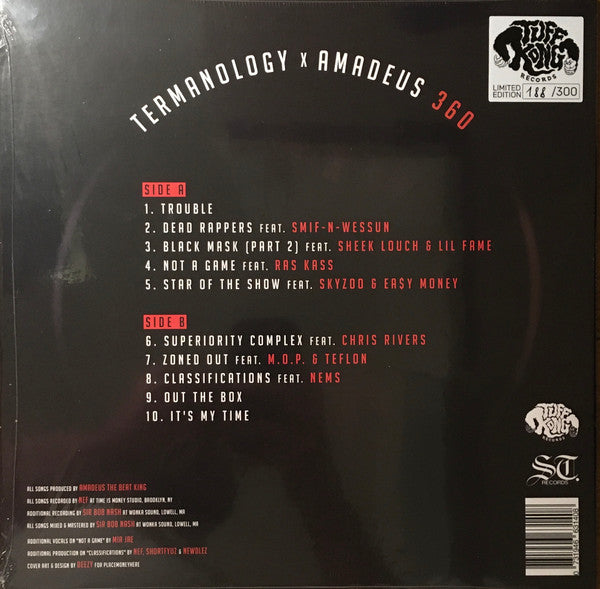 Termanology x Amadeus 360 The Beat King : 360 (LP, Album, Ltd, Num)