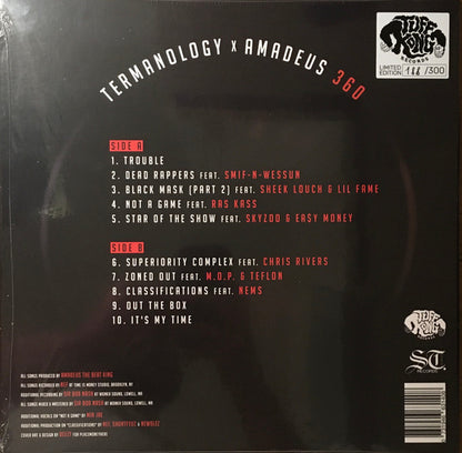Termanology x Amadeus 360 The Beat King : 360 (LP, Album, Ltd, Num)