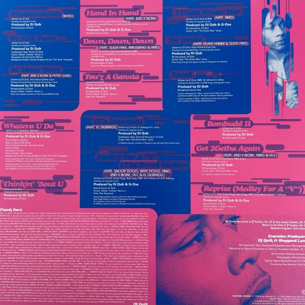 DJ Quik : Rhythm-Al-Ism (Over 70 Minutes Of Commercial-Free Music) (2xLP, Album, RE)