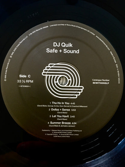 DJ Quik : Safe + Sound (2xLP, Album, RE, RM)