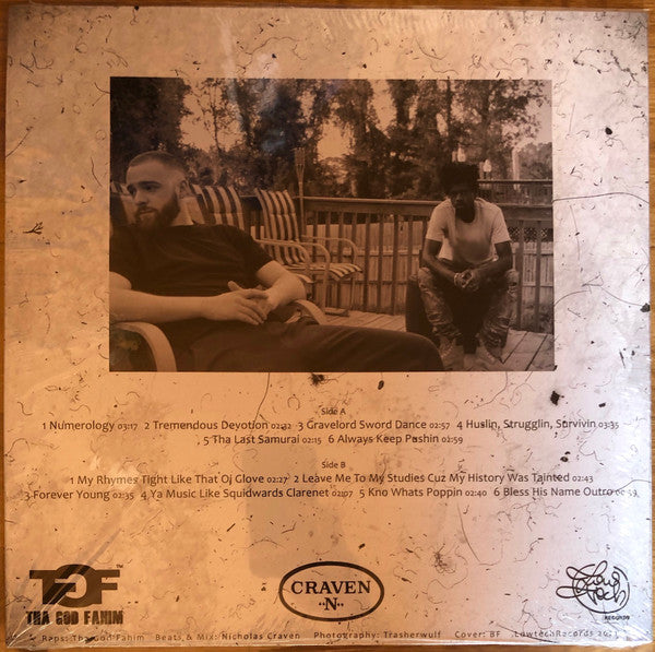 ThaGodFahim X Nicholas Craven : Tha Myth Who Never Quit (LP, Album, Ltd, Spl)